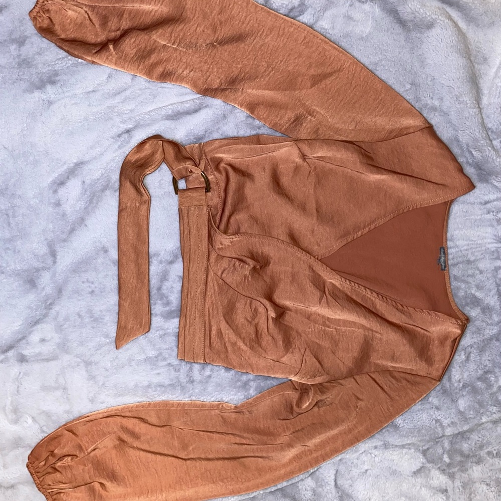 Satin feel top